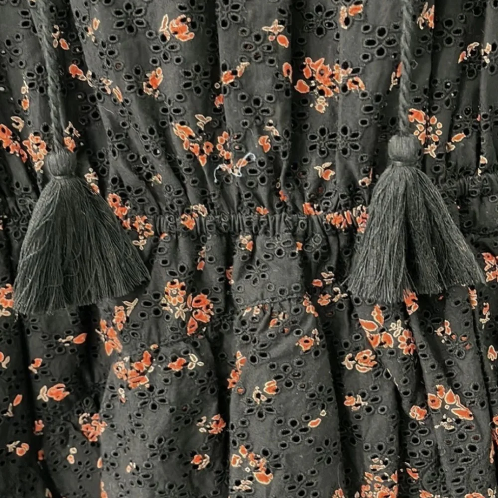 Ulla Johnson Josette Floral Lace Ruffle Cocktail Party Dress XS - Picture 5 of 12